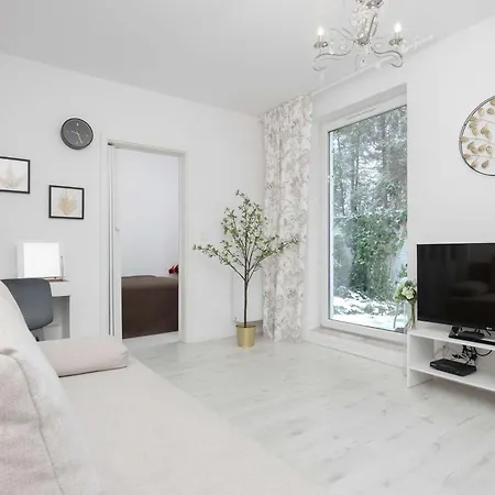 Jasny Z Tarasem I Parkingiem By Renters